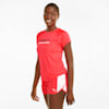 Logo Short Sleeve Women's Running Tee, Sunblaze, small-SEA