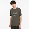 Logo Short Sleeve Men's Running Tee, Grape Leaf, small-SEA