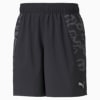 Graphic 7" Men's Running Shorts, Puma Black-Asphalt, small-SEA
