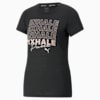 Performance Studio Graphic Short Sleeve Women's Training Tee, Puma Black, small-SEA