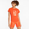 5K Logo Short Sleeve Women's Running Tee, Firelight, small-SEA