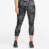 5K Graphic High Waisted 3/4 Women's Running Leggings, Puma Black, small-SEA