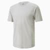 Logo Short Sleeve Men's Running Tee, Harbor Mist, small-SEA