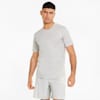 Logo Short Sleeve Men's Running Tee, Harbor Mist, small-SEA