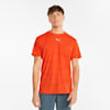 Vent Short Sleeve Men's Training Tee, Cherry Tomato-Jacquard, small-SEA