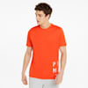 Graphic Men's Training Tee, Cherry Tomato, small-SEA