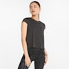 Studio Burnout Femme Women's Training Tee, Puma Black, small-SEA