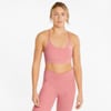 Low-Impact Strappy Women's Training Bra, Rosette, small-PHL