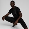 Fit Short Sleeve Training Tee Men, Puma Black-castlerock cat, small-PHL