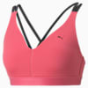 Low Impact Elite Strappy Training Bra Women, Sunset Pink, small-SEA