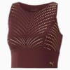 FOREVER Luxe Graphic Training Bra Women, Aubergine-Metallic Gold print, small-AUS