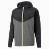 เสื้อแจ็คเก็ตวิ่งผู้ชาย Reflective Printed Woven Running Jacket Men, CASTLEROCK-Puma Black, small-THA