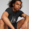 Performance Logo Short Sleeve Running Tee Men, Puma Black, small-SEA