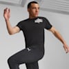 Run Graphic Short Sleeve Training Tee Men, Puma Black, small-PHL