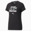 Performance Slogan Short Sleeve Training Tee Women, Puma Black, small-SEA