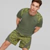 Kaos Training Pria Train Concept Printed, Green Moss, small-IDN