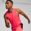 RUN FAVOURITE Men's Running Tank Top, Fire Orchid, small-AUS