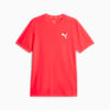 RUN FAVOURITE Men's Short Sleeve Running Tee, Fire Orchid, small-NZL