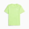 RUN FAVOURITE Men's Heather Running Tee, Speed Green Heather, small-NZL