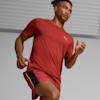 RUN FAVOURITE Men's Heather Running Tee, Mars Red Heather, small-AUS