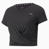 Studio Yogini Lite Twist Training Tee Women, PUMA Black, small-SEA