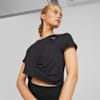 Studio Yogini Lite Twist Training Tee Women, PUMA Black, small-SEA