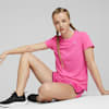 RUN FAVOURITE Heather Running Tee Women, Ravish Heather, small-SEA
