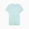 RUN FAVOURITE Heather Women's Running Tee, Nitro Blue Heather, small-AUS