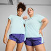 RUN FAVOURITE Heather Women's Running Tee, Nitro Blue Heather, small-AUS