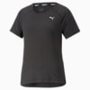 RUN CLOUDSPUN Women's Short Sleeve Tee, PUMA Black, small-NZL