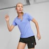 Kaos Lengan Pendek Wanita Run CLOUDSPUN, Elektro Purple, small-IDN