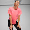 Train All Day Women's Big Cat Tee, Sunset Glow, small-THA