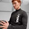 PUMA Fit Men's Taped Quarter-zip Training Pullover, PUMA Black, small-AUS