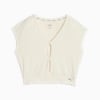 Studio Yogini Lite Trend Training Tee Women, Alpine Snow, small-PHL