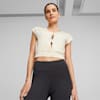 Studio Yogini Lite Trend Training Tee Women, Alpine Snow, small-PHL