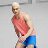 Cloudspun Men's Running Tank Top, Fire Orchid, small-SEA