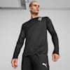 PUMA FIT Logo Graphic Long-Sleeve Training Tee Men, PUMA Black, small-PHL