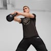 Men's Training Tee, PUMA Black-Q4 Graphic, small-PHL