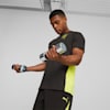 PUMA FIT Men's Triblend Training Tee, PUMA Black-Yellow Burst, small-PHL