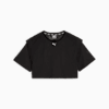 PUMA FIT Mesh Women's Crop Tee, PUMA Black, small-IDN