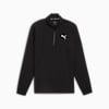 PUMA FIT Woven Men's Quarter Zip Sweater, PUMA Black, small-NZL