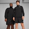 PUMA FIT Woven Men's Quarter Zip Sweater, PUMA Black, small-NZL