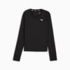 Atasan Lari Lengan Panjang Wanita RUN CLOUDSPUN, PUMA Black, small-IDN