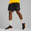 RUN FAV VELOCITY 7" Men's Running Shorts, PUMA Black-Sunset Glow, small-PHL