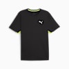 RUN FAVORITE Men's Tee, PUMA Black-Lime Pow, small-THA
