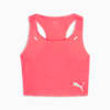 RUN ULTRASPUN Women's Running Crop Top, Sunset Glow-Fireglow, small-SEA