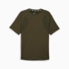 CLOUDSPUN Men's Soft Breathable Tee, Dark Olive, small-AUS