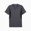 CLOUDSPUN Men's Soft Tee, Galactic Gray-PUMA Black, small-AUS