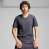 CLOUDSPUN Men's Soft Tee, Galactic Gray-PUMA Black, small-AUS