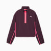 เสื้อผู้หญิงแบบมีซิปครึ่งตัว Run For Her Women, Midnight Plum-Sunset Glow, small-THA